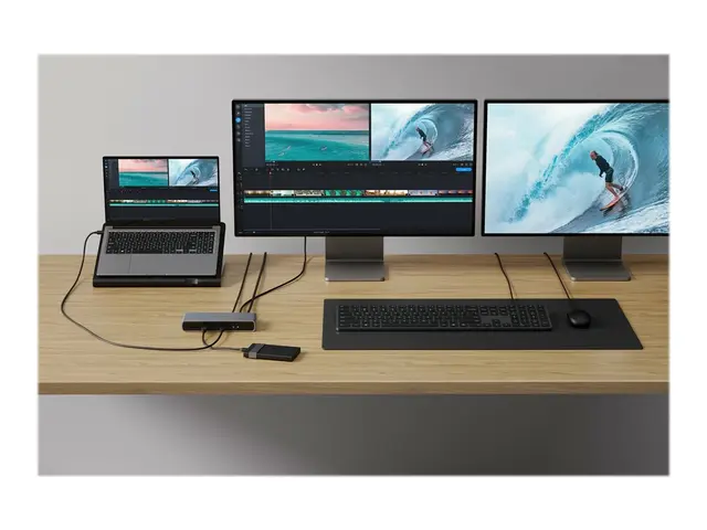 Targus HyperDrive - dokkingstasjon USB-C / Thunderbolt 4 HDMI 1GbE...
