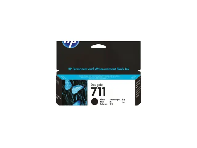HP 711 - 38 ml - svart - original - DesignJet - blekkpatron - for ...