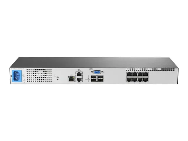 HPE KVM Console G3 Switch 0x1x8 - KVM-svitsj - CAT5 - 8 x KVM port...
