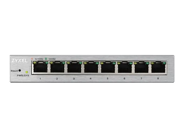 Zyxel GS1200-8 - Switch - Styrt - 8 x 10/100/1000 - stasjonær