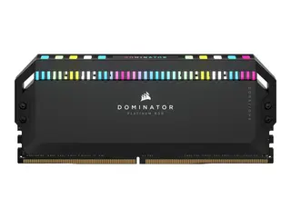 CORSAIR Dominator Platinum RGB DDR5 - sett - 32 GB: 2 x 16 GB - DIMM 288-pin - 4800 MT/s / PC5-38400 - CL32 - 1.1 V - svart