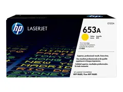 HP 653A - Gul - original - LaserJet tonerpatron (CF322A) - for Color LaserJet Enterprise MFP M680; LaserJet Enterprise Flow MFP M680