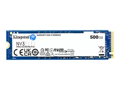 Kingston NV3 - SSD 500 GB intern M.2 2280 PCIe 4.0 x4 (NVMe)