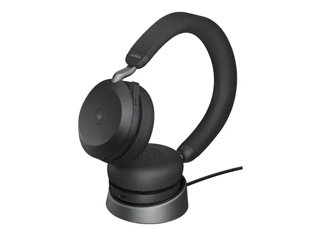 Jabra Evolve2 75 - Hodesett on-ear Bluetooth trådløs aktiv støydem...