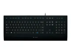 Logitech Corded K280e - Tastatur - USB - Fransk