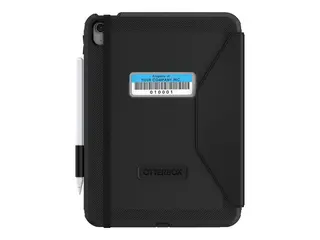 OtterBox Defender Series - Lommebok for nettbrett robust - svart - for Apple 10.9-inch iPad (10. generasjon)