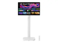 LG 32U889SA-W - LCD-skjerm - Smart 32" (31.5" synlig) - berøringsskjerm - 3840 x 2160 4K UHD (2160p) @ 60 Hz - IPS - 350 cd/m² - 1000:1 - HDR10 - 5 ms - 2xHDMI, USB-C - høyttalere - hvit