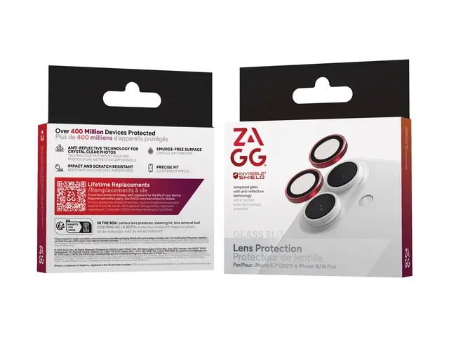 ZAGG InvisibleShield Premium GL - Linsebeskytter for mobiltelefon ...