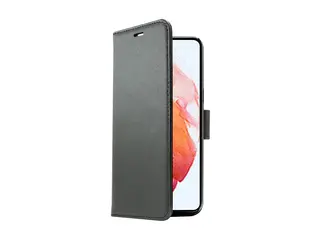 Screenor Smart - Lommebok for mobiltelefon økolær, termoplast-polyuretan (TPU) - svart - for Samsung Galaxy S25 Edge