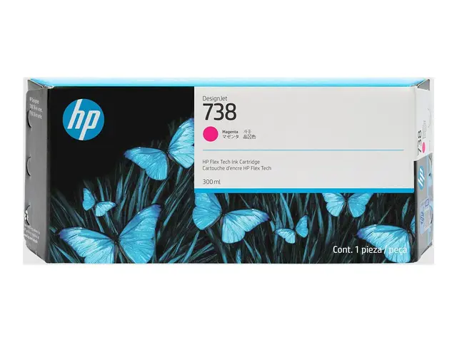 HP 738 - 300 ml magenta original DesignJet blekkpatron for T950