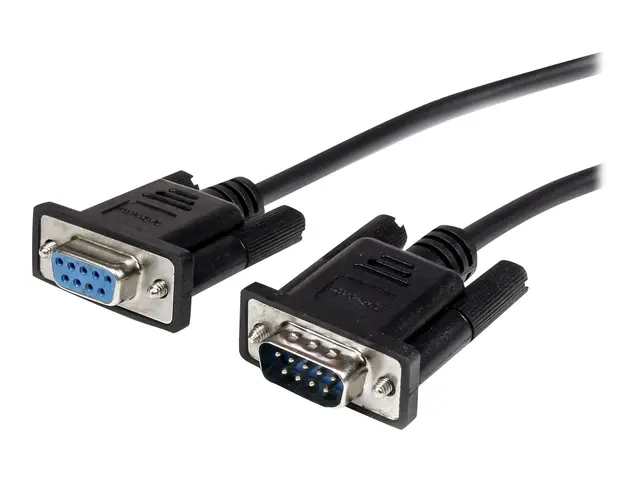 StarTech.com 2m Black Straight Through DB9 RS232 Serial Cable - DB...