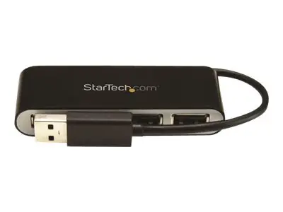 StarTech.com 4 Port USB 2.0 Hub - Bus Powered Portable Multi Split...