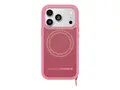 OtterBox Sole Series - Baksidedeksel for mobiltelefon MagSafe-samsvar - hard-wearing fabric - Xtra Hot (rosa) - for Apple iPhone 17 Pro