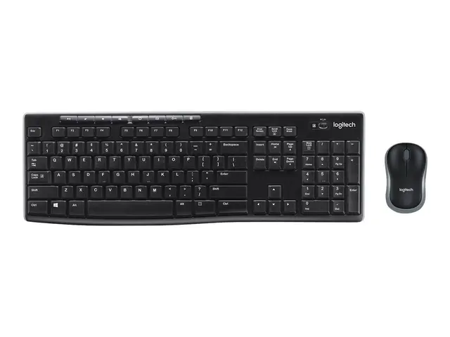 Logitech MK270 Wireless Combo - Tastatur- og mussett - trådløs - 2...