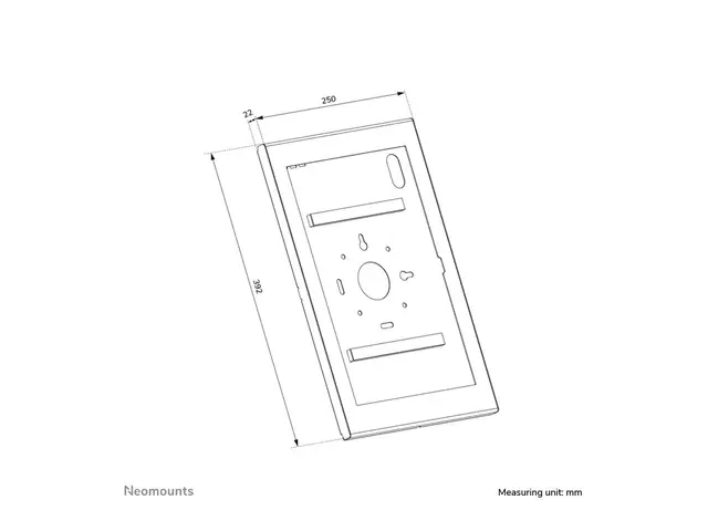 Neomounts WL15-603BL1 - Innhegning - modulær - for nettbrett - lås...