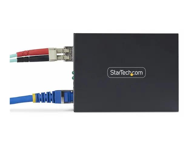 Startech - Fibermedieomformer 1GbE over fiberoptikk 10Base-T, 1000...