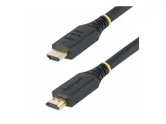 StarTech.com 5m (16.4ft) Premium Certified High Speed HDMI Cable, 4K60Hz Premium High Speed - HDMI-kabel med Ethernet - HDMI hann til HDMI hann - 5 m - svart - passiv, 4K 60Hz støtte