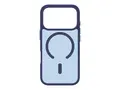 KEY Frosted Case IP17 Pro MagSafe Blue