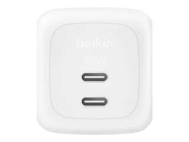 Belkin BoostCharge Pro - Strømadapter GaN 67 watt Fast Charge, PD ...