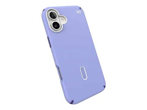 Speck Presidio 2 Pro - Baksidedeksel for mobiltelefon med klikkl&#229;s - MagSafe-samsvar - plastikk - future lavender, cassis purple - for Apple iPhone 16 Plus