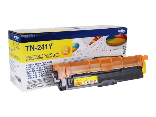 Brother TN241Y - Gul - original - tonerpatron - for Brother DCP-90...