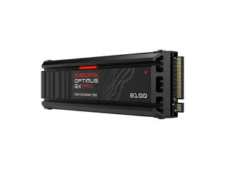 SanDisk Optimus GX PRO 8100 - SSD - kryptert 4 TB - intern - M.2 2280 S3-M - PCI Express 5.0 x4 (NVMe) - TCG Opal Encryption 2.02 - integrert kjøle