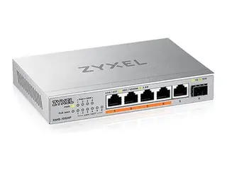 Zyxel XMG-100 Series XMG-105HP Switch - ustyrt - ikke-styrt - 5 x 100/1000/2.5G (PoE++) + 1 x Gigabit SFP / 10 Gigabit SFP+ - stasjon&#230;r, veggmonterbar - PoE++ (70 W)
