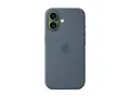 Apple - Baksidedeksel for mobiltelefon MagSafe-samsvar - silikon - anker bl&#229; - for iPhone 17