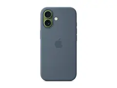 Apple - Baksidedeksel for mobiltelefon - MagSafe-samsvar silikon - anker bl&#229; - for iPhone 17