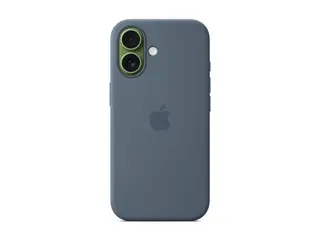 Apple - Baksidedeksel for mobiltelefon - MagSafe-samsvar silikon - anker bl&#229; - for iPhone 17