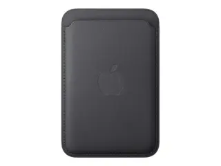 Apple - Lomme for mobiltelefon / kredittkort MagSafe-samsvar - mikrotvill, FineWoven - svart