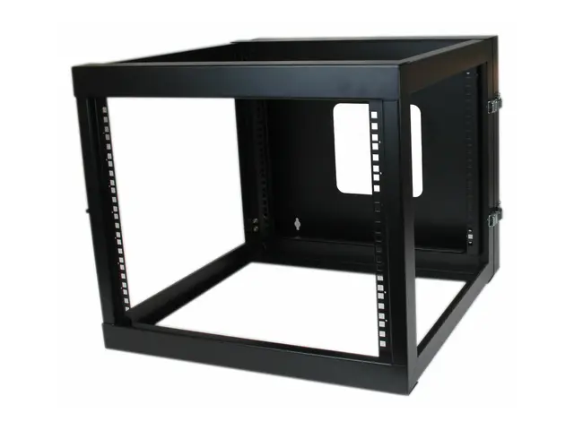 Startech "8U Hinged Open Frame Wall Mount Network Rack - 4-Post 22...