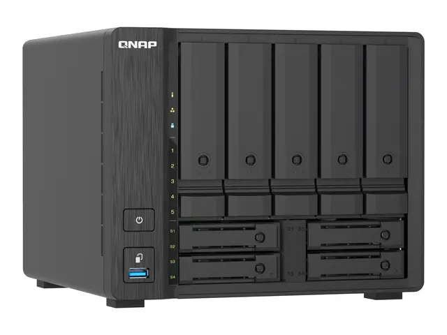 QNAP TS-H966TX - NAS-server - 9 brønner - SATA 6Gb/s / U.2 - RAID ...