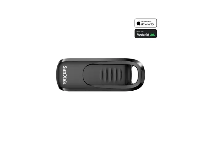 SanDisk Ultra Slider - USB-flashstasjon 128 GB USB-C 3.2 Gen 1