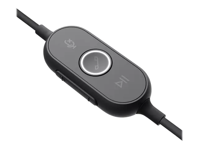 Logitech Zone Wired - Hodesett on-ear kablet USB-C grafitt