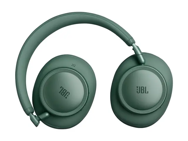 JBL LIVE 780NC - Hodetelefoner med mikrofon full størrelse - Bluetooth - trådløs, kablet - aktiv støydemping - 3,5 mm jakk - grønn 