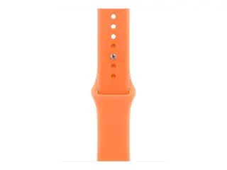 Apple - Bånd for smart armbåndsur - 46mm M/L (passer håndledd på 160 - 210 mm) - clementine - for Watch Hermès Series 9, SE 3, Series 10, Series 11, Series 8, Series 9, Ultra 2, Ultra 3