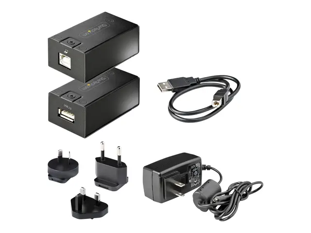 StarTech.com USB 2.0 Extender over Cat5e/Cat6 Cable (RJ45), 492ft/...
