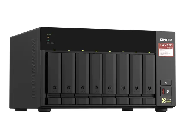 QNAP TS-873A - NAS-server - 8 brønner - SATA 6Gb/s - RAM 8 GB - Gi...