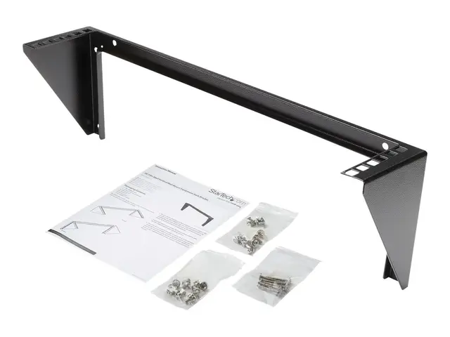 Startech 2U Vertical Wall Mount Patch Panel Bracket - Steel Rack w...