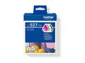 Brother LC527 Value Pack - 4-pack - svart, gul, cyan, magenta original - hengeboks - blekkpatron - for Brother MFC-J4350DW, MFC-J4550DW