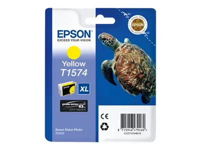 Epson T1574 - 25.9 ml - gul - original - blister - blekkpatron - f...