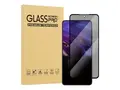 iiglo - Skjermbeskyttelse for mobiltelefon glass - med personvernsfilter - rammefarge svart - for Samsung Galaxy S23 FE