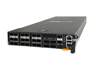 HPE Aruba Networking CX 8325H 18p SFP28 25G 4p QSFP28 100G Switch Switch - halvbredde - L3 - Styrt - 18 x 1/10/25 Gigabit SFP28 + 4 x 40 Gigabit / 100 Gigabit QSFP28 - bakside til front-luftflyt - rackmonterbar