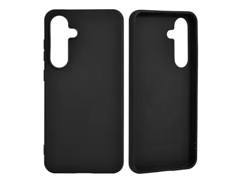 GRE8T - Baksidedeksel for mobiltelefon - GRS termoplast-polyuretan (TPU) - svart - for Samsung Galaxy S25