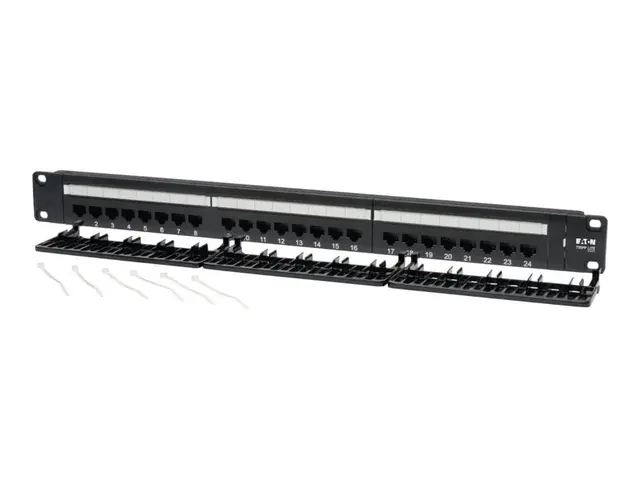 Eaton Tripp Lite Series 24-Port Cat6 Cat5 Patch Panel Rackmount 11...