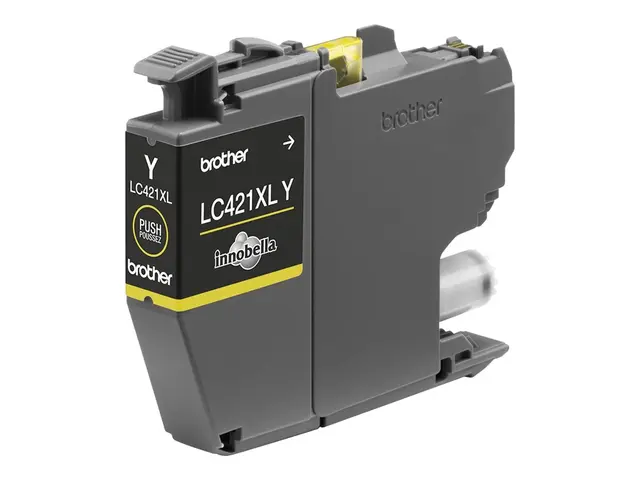 Brother LC421XLY - Høy ytelse gul original blekkpatron for DCP-J11...