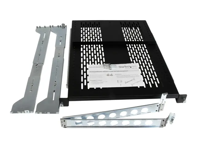Startech 2U Vented Sliding Server Rack Shelf w/ Cable Management A...