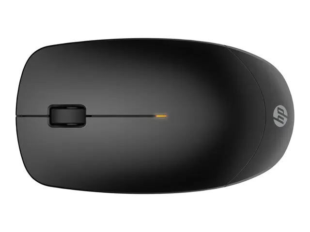HP 235 Slim - Mus optisk 3 knapper trådløs 2.4 GHz USB mottaker svart