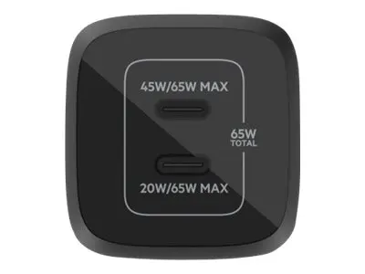 Belkin BoostCharge Pro - Strømadapter PPS-teknologi 65 watt 3.25 A...